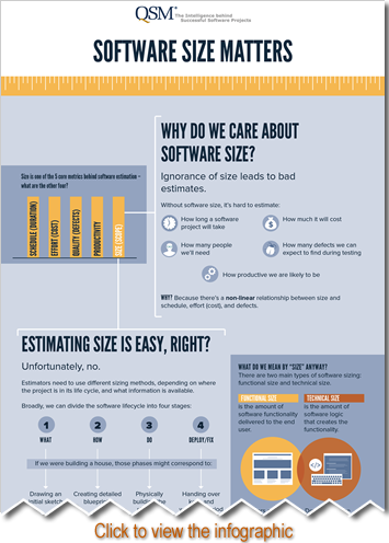 QSM Software Sizing Infographic