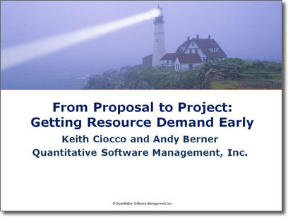 From Proposal to Project: Getting Resource Demand Early