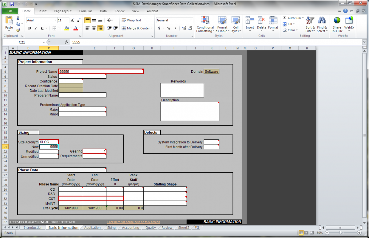 SLIM-SmartSheets