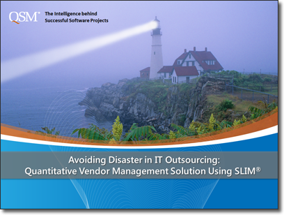 Avoiding Disaster in IT Outsourcing: A Quantitative Solution for Vendor Management