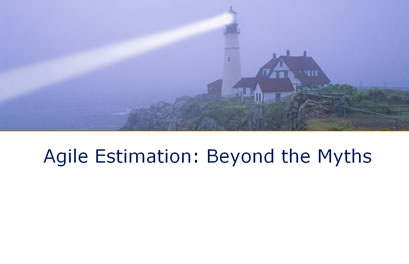 Agile Estimation: Beyond the Myths