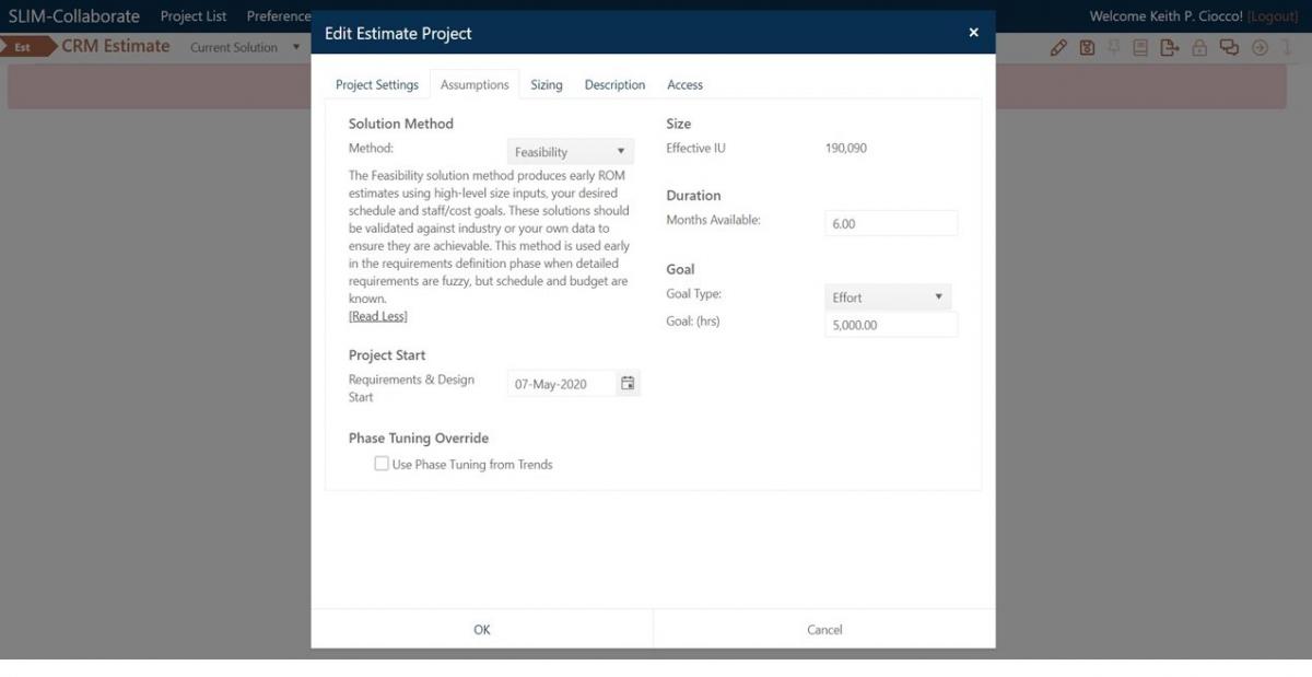 Software Estimation Big Picture Analytics