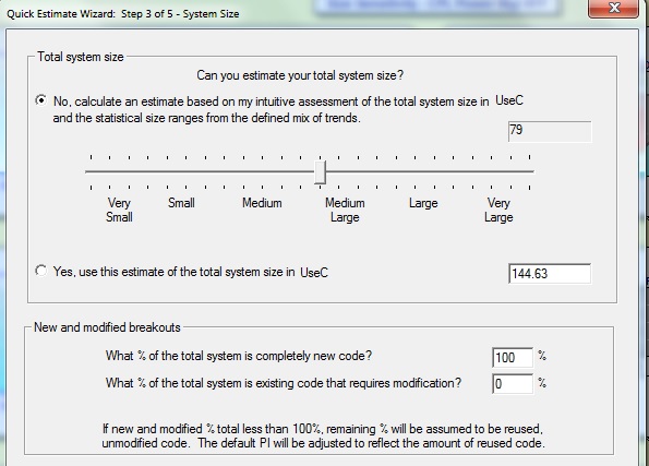 SLIM-Estimate T-Shirt Sizing